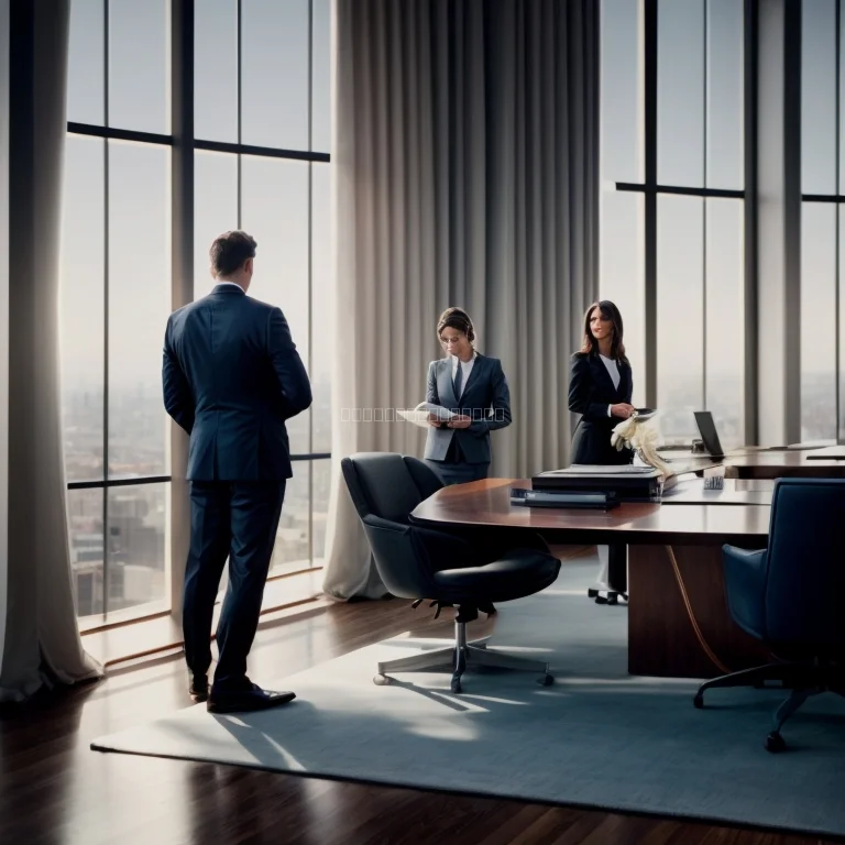 Team von Juristen im Gespräch